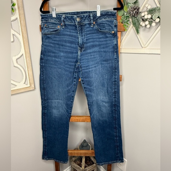 Men’s American Eagle Original Bootcut Jeans 33x32 - Picture 3 of 7